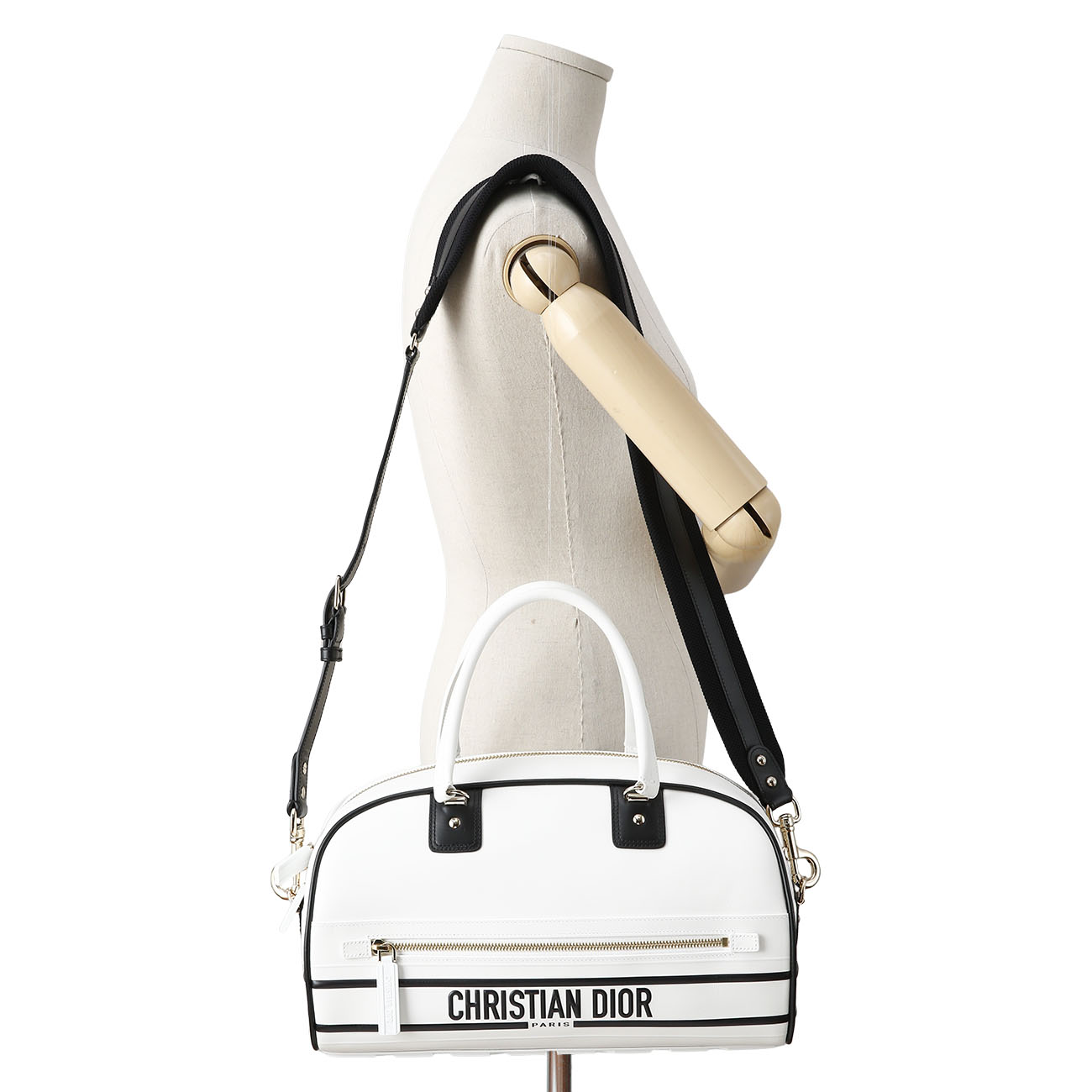 CHRISTIAN DIOR(USED)크리스찬디올 바이브 미디엄 지퍼 볼링백